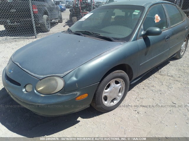 1FALP52U6VG200892 - 1997 FORD TAURUS GL GREEN photo 6