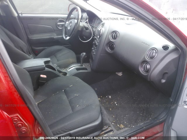 2G2WP552281193396 - 2008 PONTIAC GRAND PRIX RED photo 5