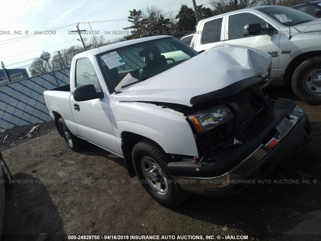 1GCEC14X64Z246109 - 2004 CHEVROLET SILVERADO C1500 WHITE photo 1