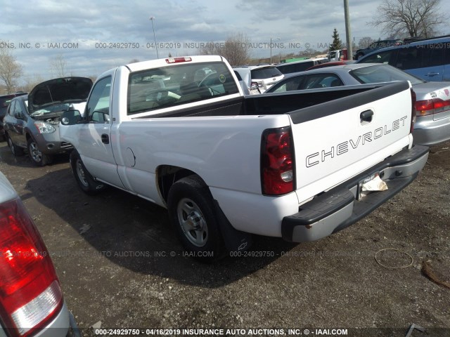 1GCEC14X64Z246109 - 2004 CHEVROLET SILVERADO C1500 WHITE photo 3