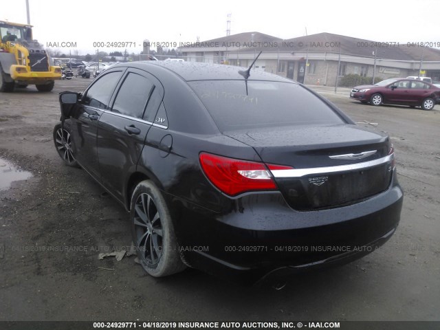 1C3CCBBG7DN716594 - 2013 CHRYSLER 200 TOURING BLACK photo 3