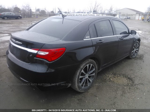 1C3CCBBG7DN716594 - 2013 CHRYSLER 200 TOURING BLACK photo 4