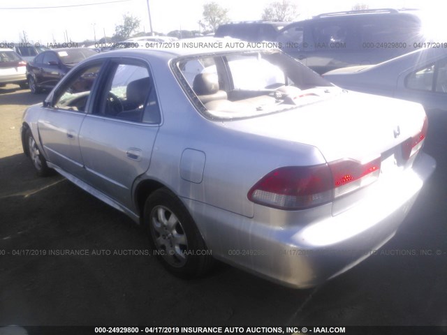 JHMCG66092C012540 - 2002 HONDA ACCORD EX SILVER photo 3