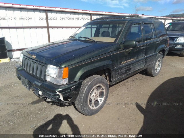 1J4GZ78S0VC590056 - 1997 JEEP GRAND CHEROKEE LIMITED/ORVIS GREEN photo 2