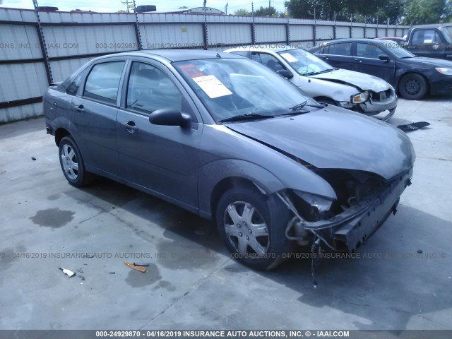 1FAHP34N87W299014 - 2007 FORD FOCUS ZX4/S/SE/SES ნაცრისფერი ფოტო 1