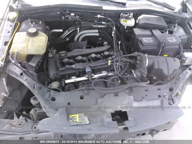 1FAHP34N87W299014 - 2007 FORD FOCUS ZX4/S/SE/SES ნაცრისფერი ფოტო 10