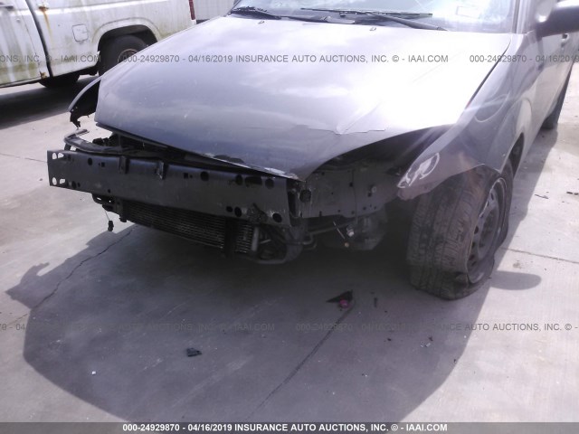 1FAHP34N87W299014 - 2007 FORD FOCUS ZX4/S/SE/SES ნაცრისფერი ფოტო 6