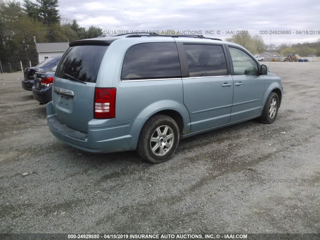 2A8HR54P98R769040 - 2008 CHRYSLER TOWN & COUNTRY TOURING BLUE photo 4