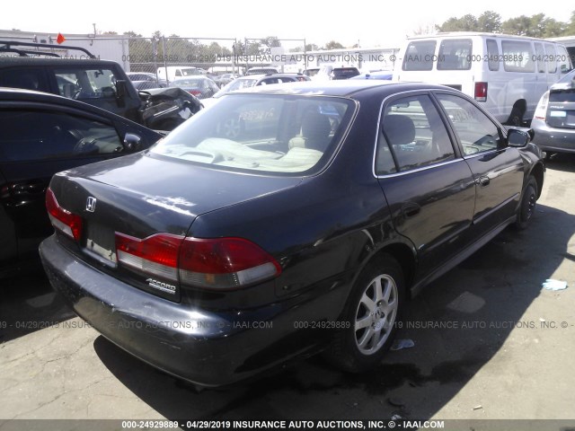 1HGCG66862A135068 - 2002 HONDA ACCORD EX/SE BLACK photo 4