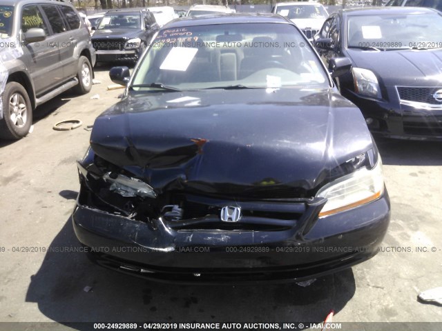 1HGCG66862A135068 - 2002 HONDA ACCORD EX/SE BLACK photo 6