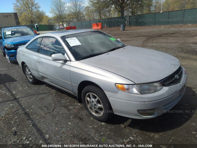 2T1CG22P1YC391157 - 2000 TOYOTA CAMRY SOLARA SE SILVER photo 1