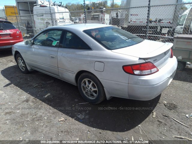 2T1CG22P1YC391157 - 2000 TOYOTA CAMRY SOLARA SE SILVER photo 3