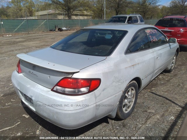 2T1CG22P1YC391157 - 2000 TOYOTA CAMRY SOLARA SE SILVER photo 4