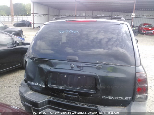 1GNDS13S942267640 - 2004 CHEVROLET TRAILBLAZER LS/LT BLACK photo 8