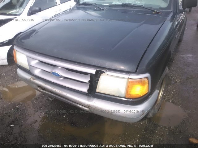 1FTCR10A8TPB42173 - 1996 FORD RANGER BLUE photo 6