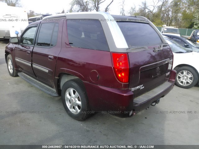 1GKET12S846165593 - 2004 GMC ENVOY XUV MAROON photo 3