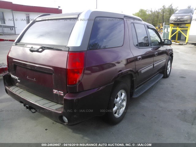 1GKET12S846165593 - 2004 GMC ENVOY XUV MAROON photo 4