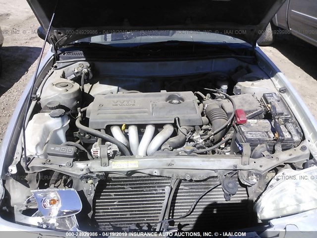 1NXBR12E4YZ416906 - 2000 TOYOTA COROLLA VE/CE/LE SILVER photo 10