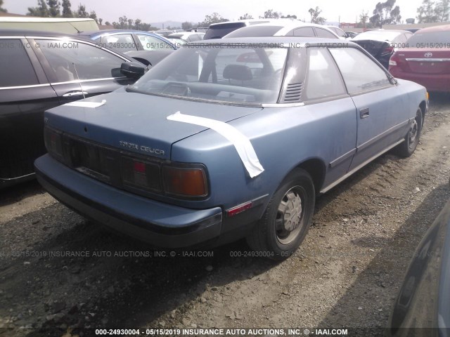 JT2ST66CXH7143585 - 1987 TOYOTA CELICA ST BLUE photo 4