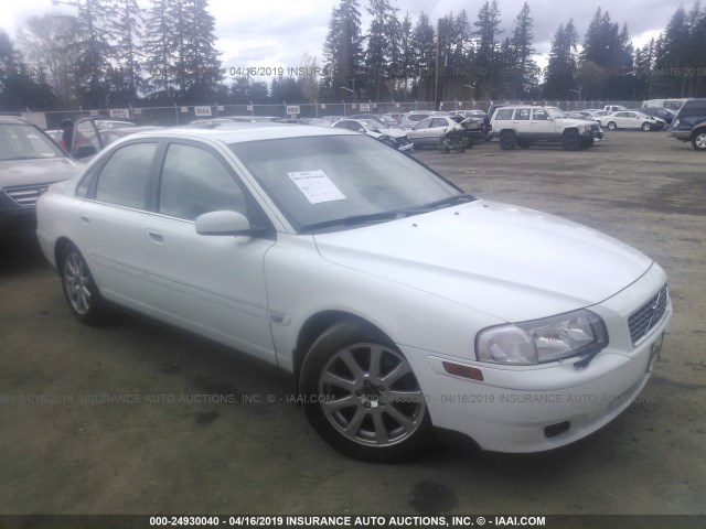 YV1TH59H841348862 - 2004 VOLVO S80 2.5T WHITE photo 1