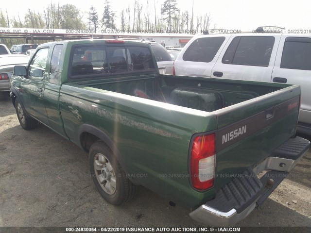 1N6DD26S1WC311354 - 1998 NISSAN FRONTIER KING CAB XE/KING CAB SE GREEN photo 3