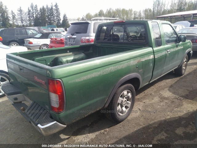 1N6DD26S1WC311354 - 1998 NISSAN FRONTIER KING CAB XE/KING CAB SE GREEN photo 4