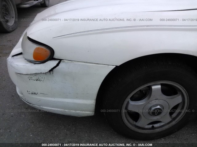 2G1WW12E659202662 - 2005 CHEVROLET MONTE CARLO LS თეთრი ფოტო 6
