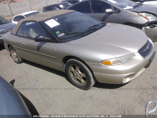 3C3EL55H1XT202999 - 1999 CHRYSLER SEBRING JXI GOLD photo 1