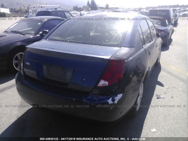 1G8AJ55F97Z148191 - 2007 SATURN ION LEVEL 2 BLUE photo 4