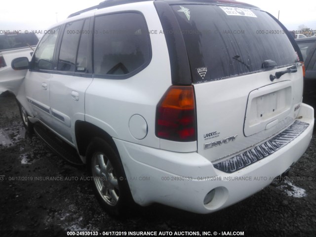 1GKDS13S252383180 - 2005 GMC ENVOY WHITE photo 3