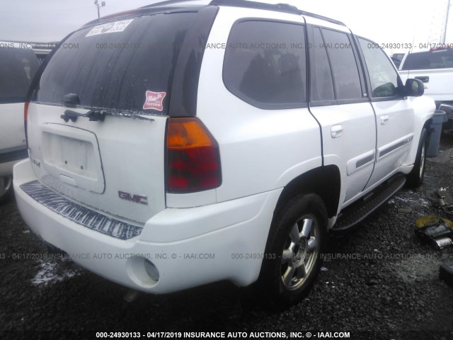 1GKDS13S252383180 - 2005 GMC ENVOY WHITE photo 4