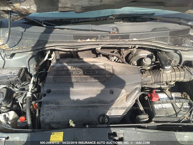 2HKRL18912H573003 - 2002 HONDA ODYSSEY EXL GRAY photo 10