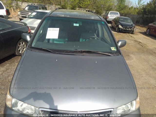 2HKRL18912H573003 - 2002 HONDA ODYSSEY EXL GRAY photo 6