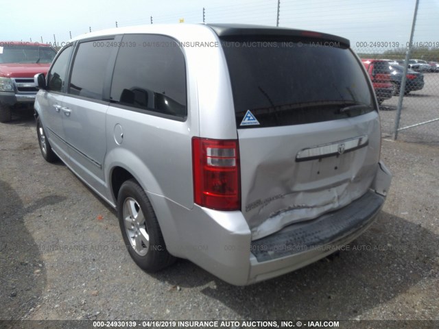 1D8HN54P18B135157 - 2008 DODGE GRAND CARAVAN SXT GRAY photo 3