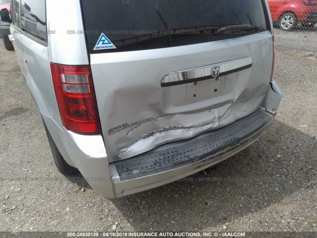 1D8HN54P18B135157 - 2008 DODGE GRAND CARAVAN SXT GRAY photo 6