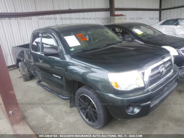 5TETX22N29Z625834 - 2009 TOYOTA TACOMA ACCESS CAB მწვანე ფოტო 1