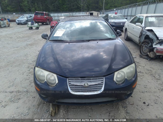 2C3AE66G01H721580 - 2001 CHRYSLER 300M BLUE photo 6