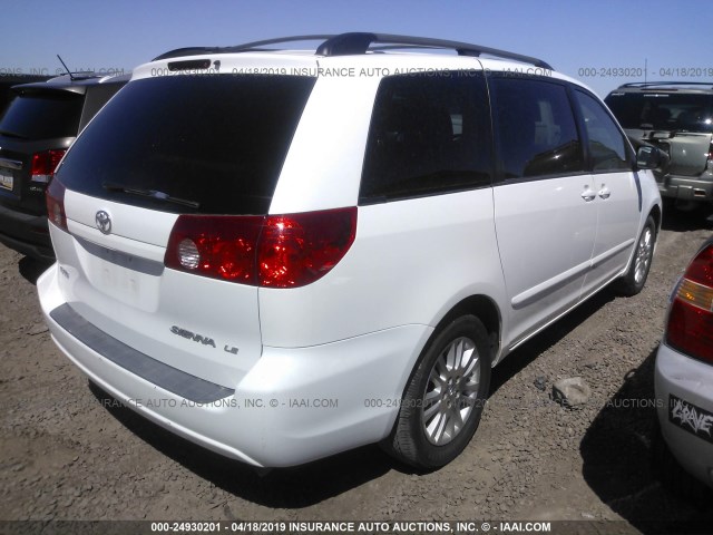 5TDKK4CC4AS300946 - 2010 TOYOTA SIENNA CE/LE WHITE photo 4