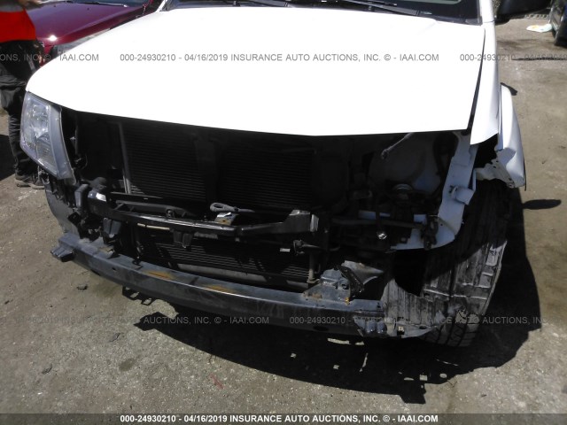 1N6BD0CT2GN755809 - 2016 NISSAN FRONTIER S/SV WHITE photo 6