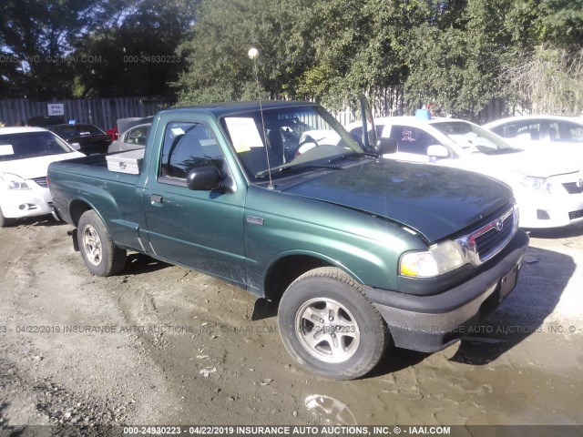 4F4YR12C6YTM33412 - 2000 MAZDA B2500 GREEN photo 1