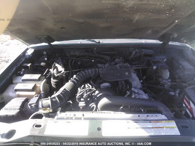 4F4YR12C6YTM33412 - 2000 MAZDA B2500 GREEN photo 10