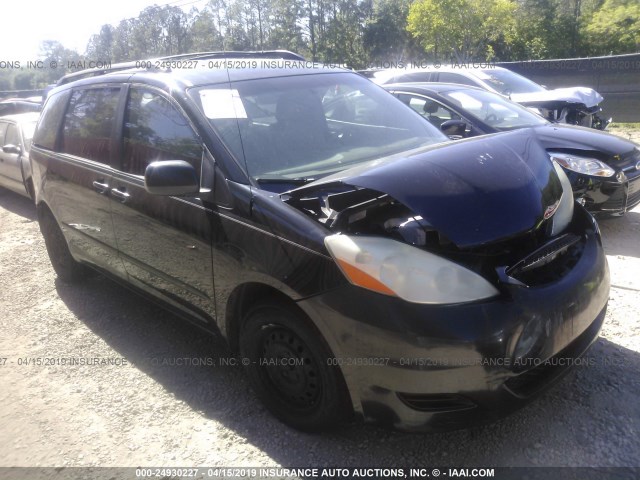 5TDZK23C48S219863 - 2008 TOYOTA SIENNA CE/LE BLACK photo 1