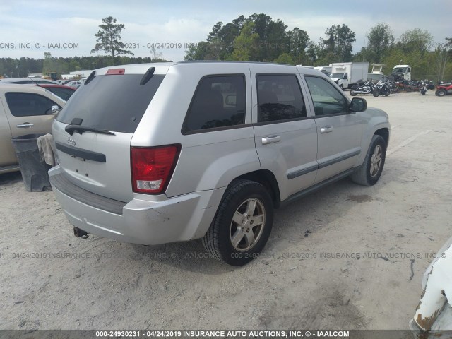 1J8GR48K17C677822 - 2007 JEEP GRAND CHEROKEE LAREDO/COLUMBIA/FREEDOM 银色 照片 4