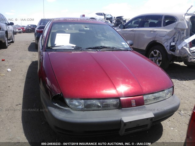 1G8ZH5283XZ296762 - 1999 SATURN SL1 RED photo 6