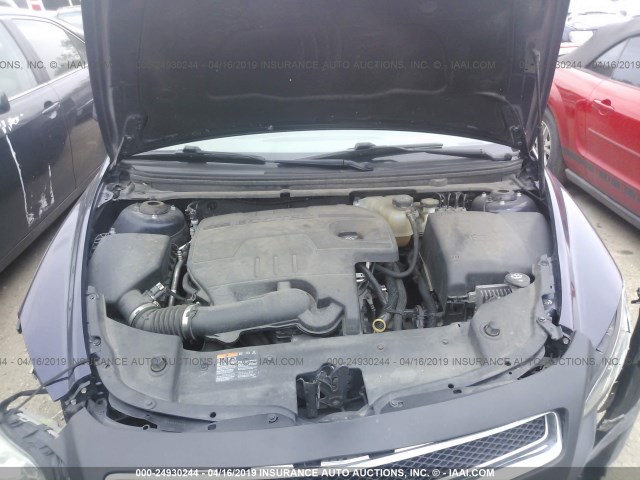 1G1ZB5E05CF333828 - 2012 CHEVROLET MALIBU LS Dark Blue photo 10