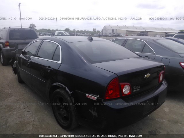 1G1ZB5E05CF333828 - 2012 CHEVROLET MALIBU LS Dark Blue photo 3