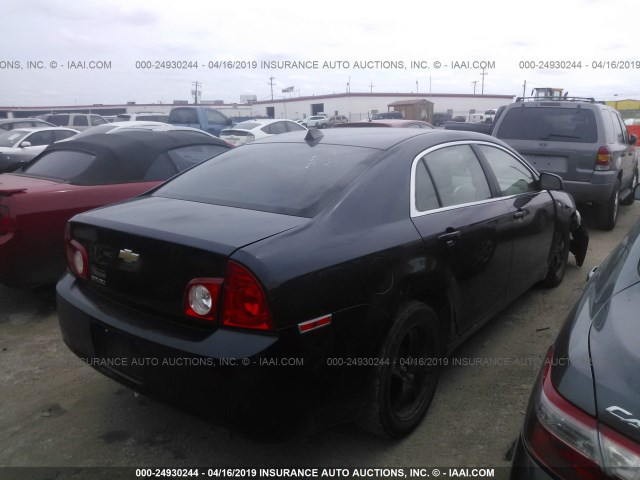 1G1ZB5E05CF333828 - 2012 CHEVROLET MALIBU LS Dark Blue photo 4