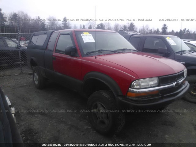 1GCDT19X138143690 - 2003 CHEVROLET S TRUCK S10 RED photo 1