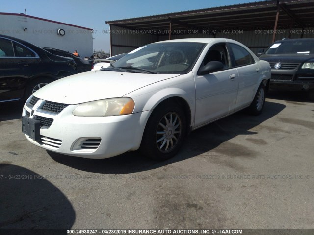 1B3EL46XX6N288986 - 2006 DODGE STRATUS SXT WHITE photo 2