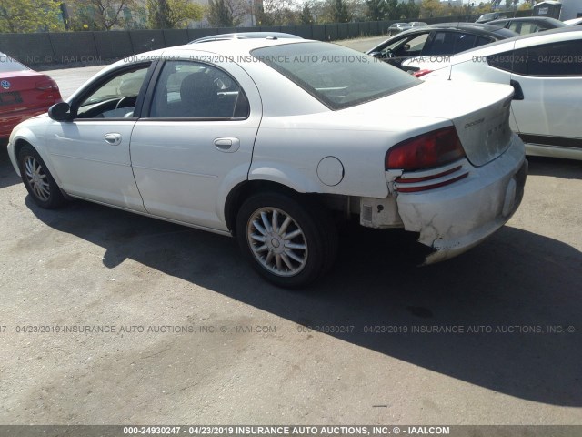 1B3EL46XX6N288986 - 2006 DODGE STRATUS SXT WHITE photo 3